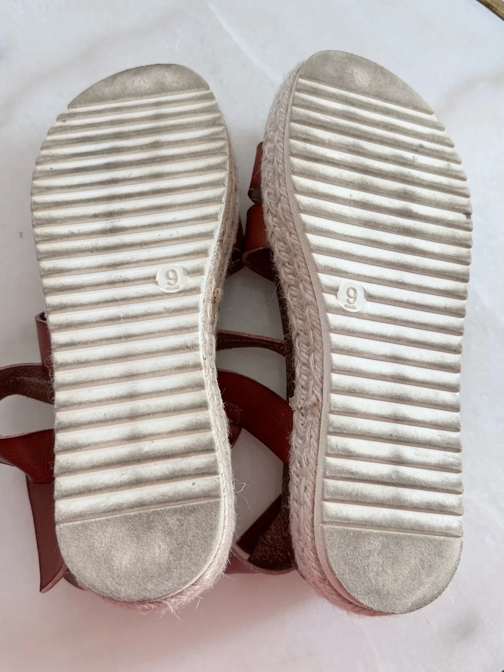 New Reactions Espadrille-Style Strappy Platform Sandals